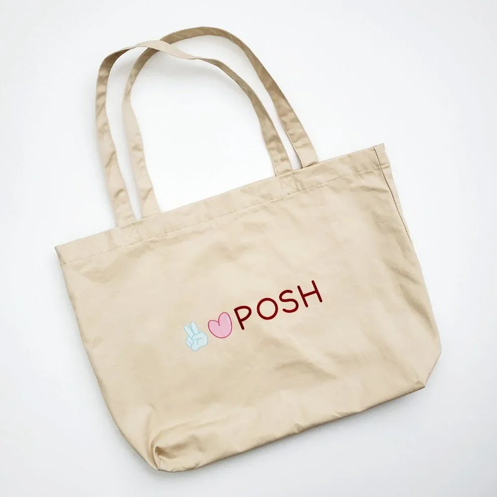 LB003Tote Organic Earth Friendly Poshmark Reseller Tote [Price Firm] - Picture 8 of 13